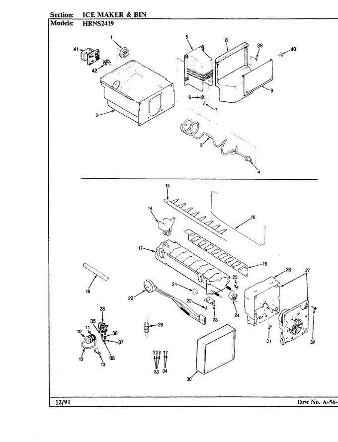 Diagram for HRNS2419 (BOM: BP88B)