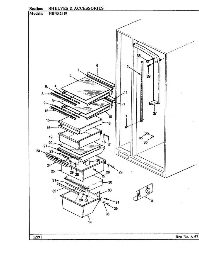 Diagram for HRNS2419 (BOM: BP88A)