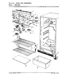 Diagram for 03 - Fresh Food Compartment