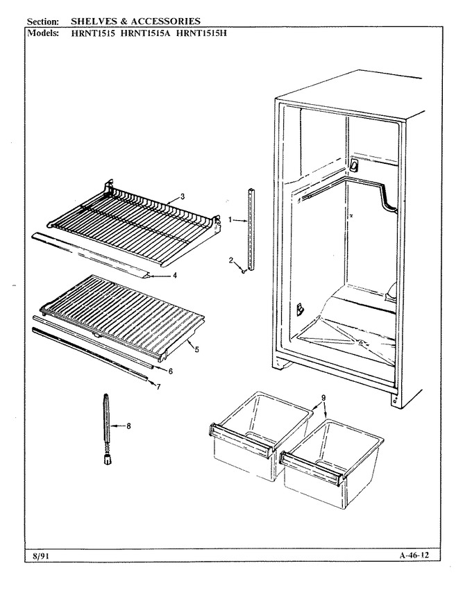 Diagram for HRNT1515H (BOM: BF11C)