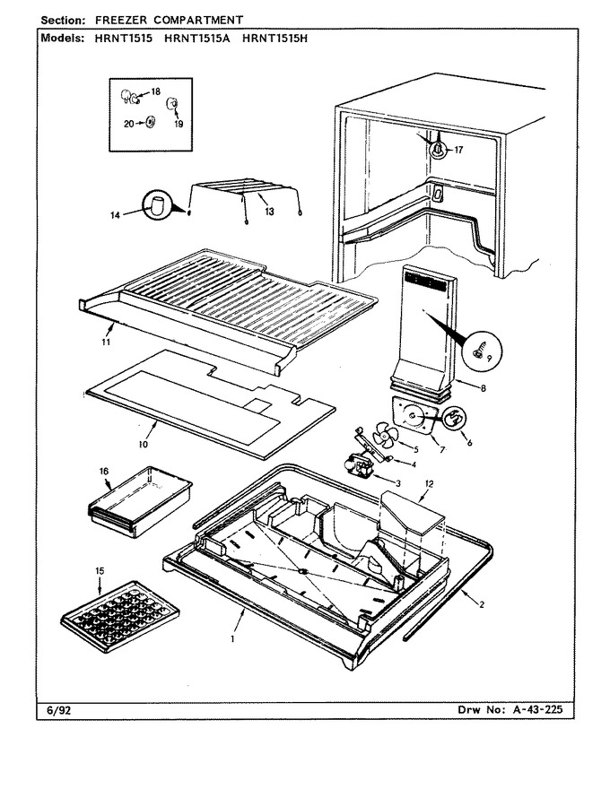 Diagram for HRNT1515A (BOM: BF10E)