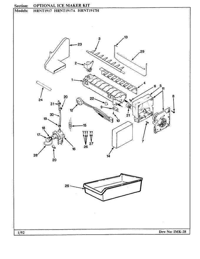 Diagram for HRNT1917A (BOM: BF55C)