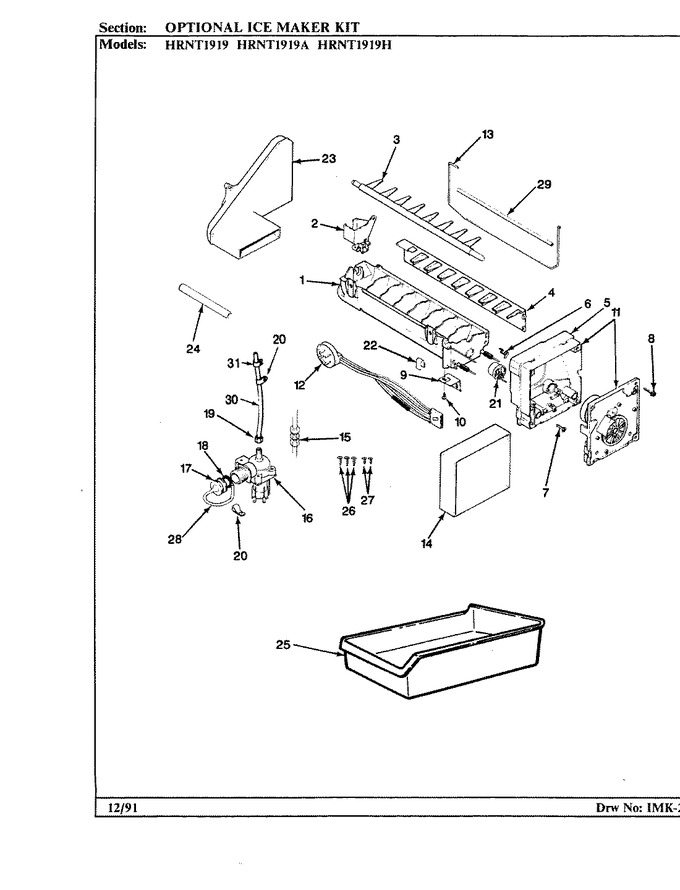 Diagram for HRNT1919 (BOM: BF57A)