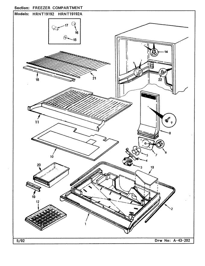 Diagram for HRNT19192 (BOM: CF51A)