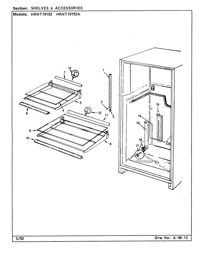 Diagram for HRNT19192 (BOM: CF51A)