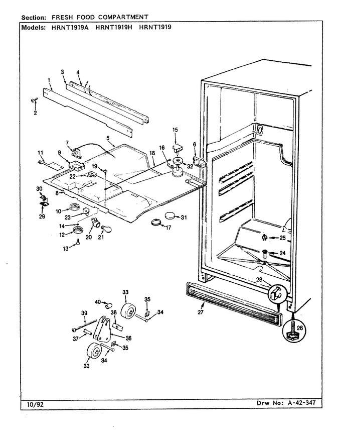 Diagram for HRNT1919A (BOM: CL55A)