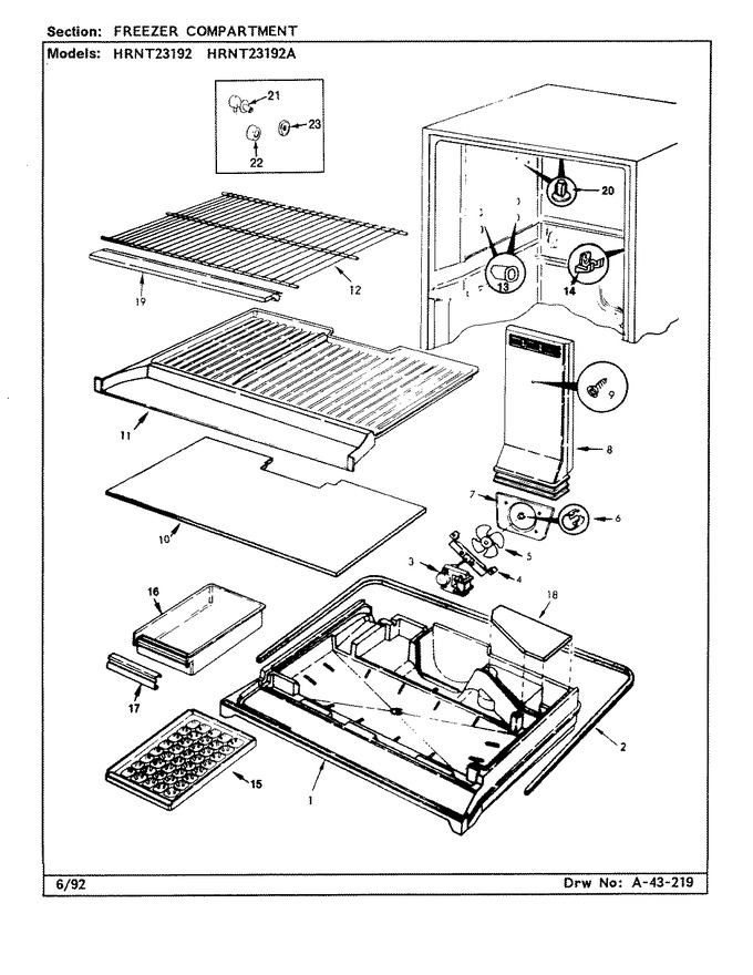 Diagram for HRNT23192A (BOM: CF96A)