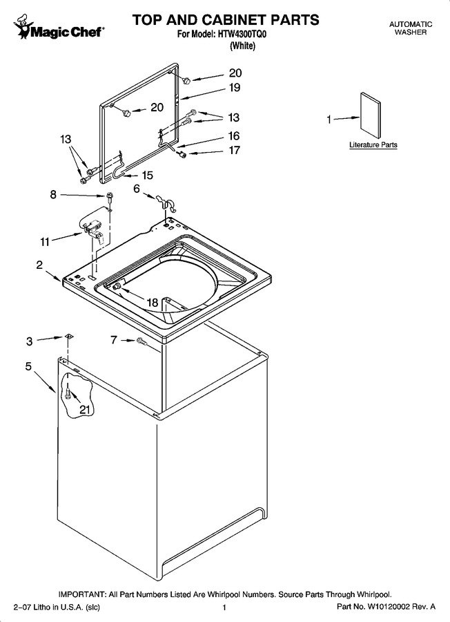 Diagram for HTW4300TQ0