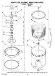 Diagram for 03 - Agitator, Basket And Tub Parts