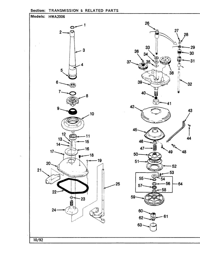 Diagram for HWA2006W