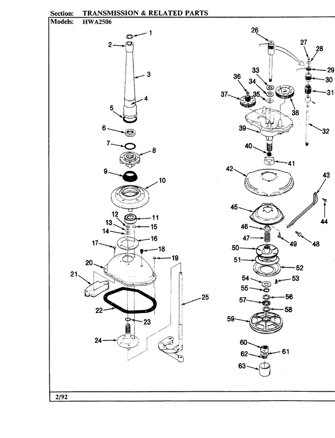 Diagram for HWA2506W