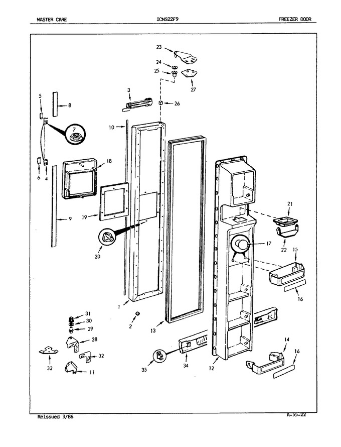 Diagram for ICNS22F9A (BOM: 5L47A)