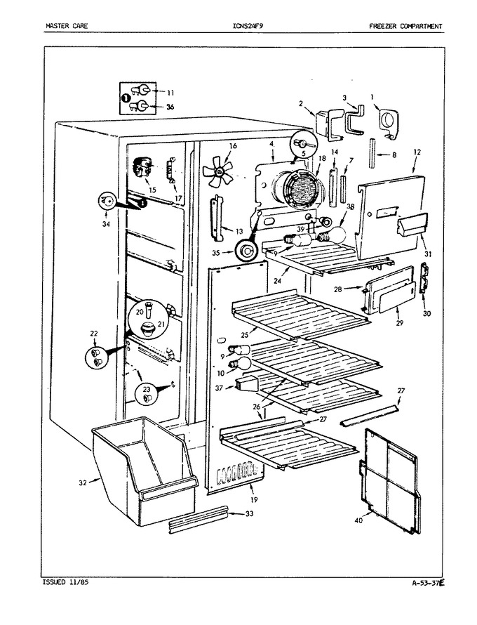 Diagram for ICNS24F9A (BOM: 5L51A)