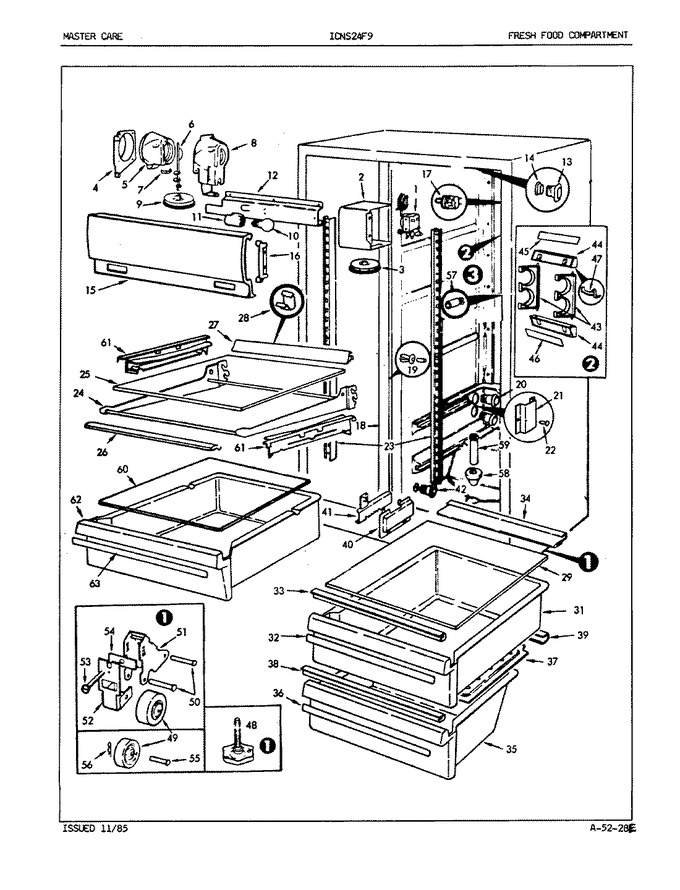 Diagram for ICNS24F9 (BOM: 5L51A)