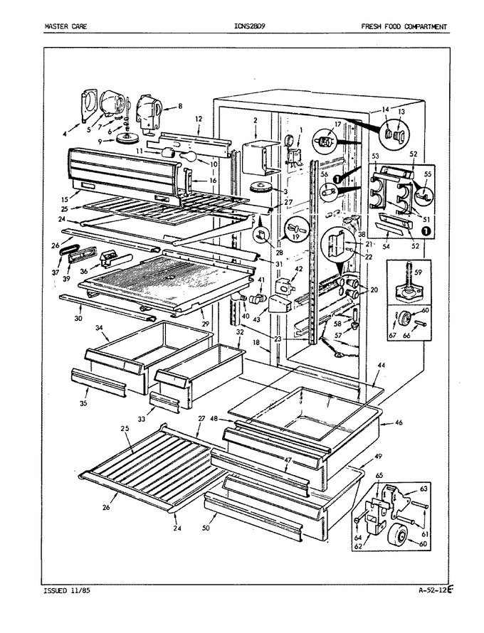 Diagram for ICNS28D92 (BOM: 5L58A)