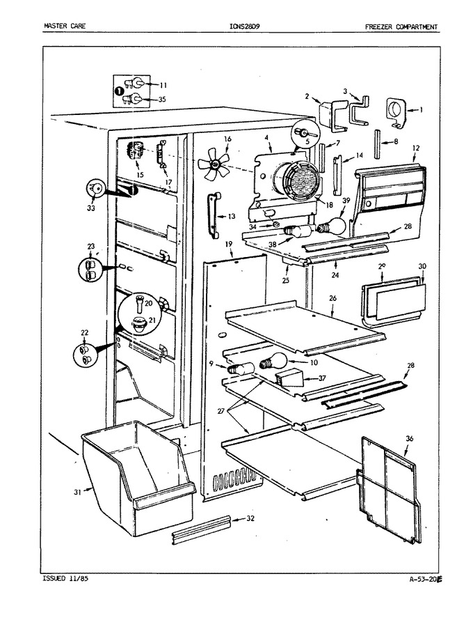 Diagram for ICNS28D9A (BOM: 5L52A)