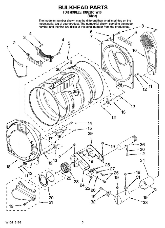 Diagram for IGD7200TW10