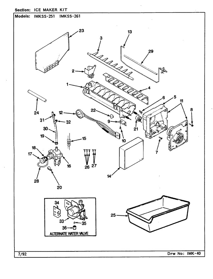 Diagram for IMKSS-251 (BOM: BY28A)