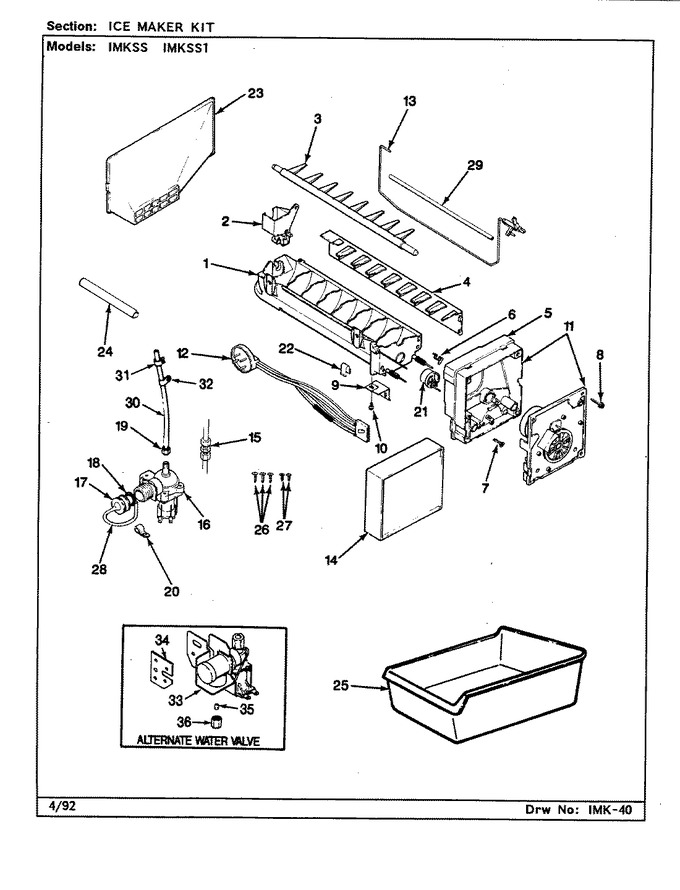 Diagram for IMKSS1 (BOM: BY20B)