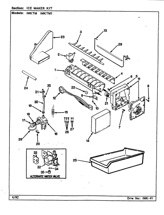 Diagram for IMKTM1 (BOM: BY18B)