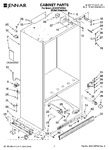 Diagram for 01 - Cabinet Parts