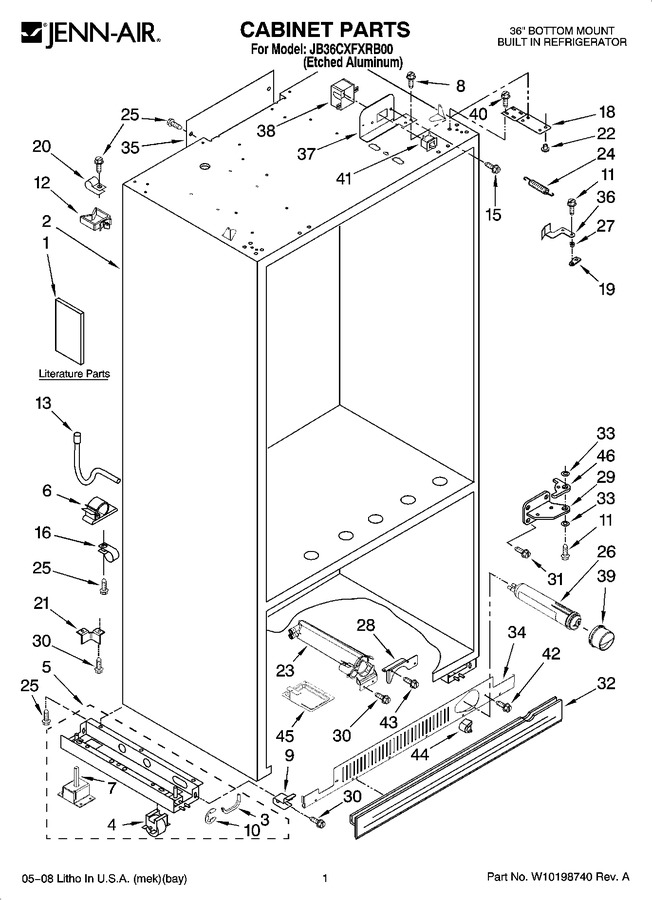 Diagram for JB36CXFXRB00