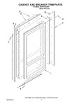 Diagram for 02 - Cabinet And Breaker Trim Parts