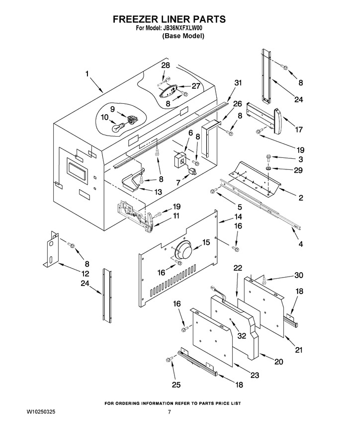 Diagram for JB36NXFXLW00