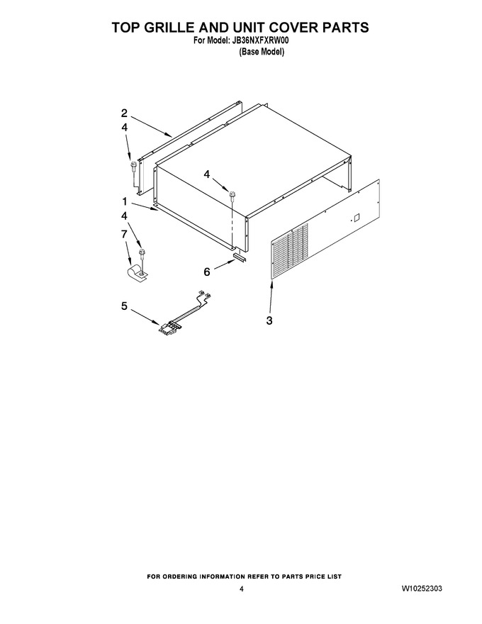 Diagram for JB36NXFXRW00