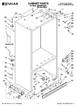 Diagram for 01 - Cabinet Parts