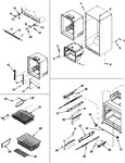 Diagram for 08 - Interior Cabinet & Freezer Shelves