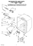 Diagram for 03 - Refrigerator Liner Parts