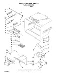 Diagram for 02 - Freezer Liner Parts