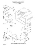 Diagram for 02 - Freezer Liner Parts