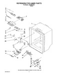 Diagram for 03 - Refrigerator Liner Parts