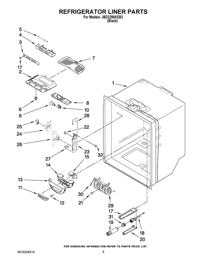 Diagram for JBD2286KEB3