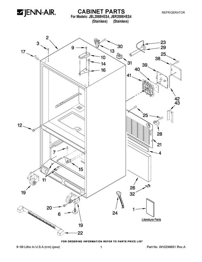 Diagram for JBR2088HES4