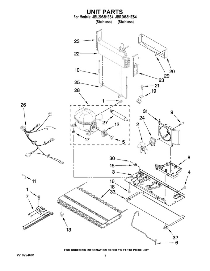 Diagram for JBL2088HES4