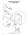 Diagram for 03 - Refrigerator Liner Parts