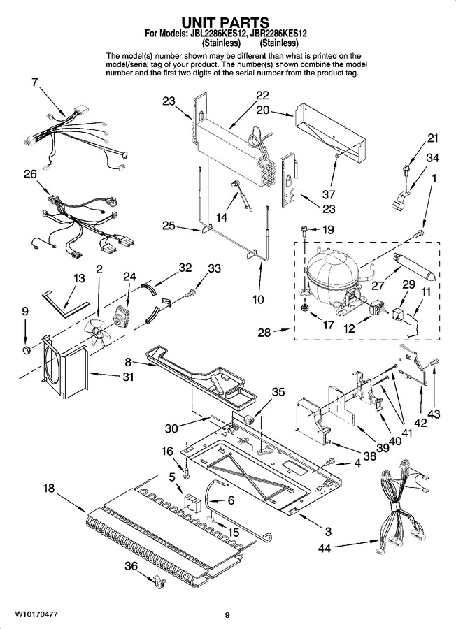 Diagram for JBR2286KES12