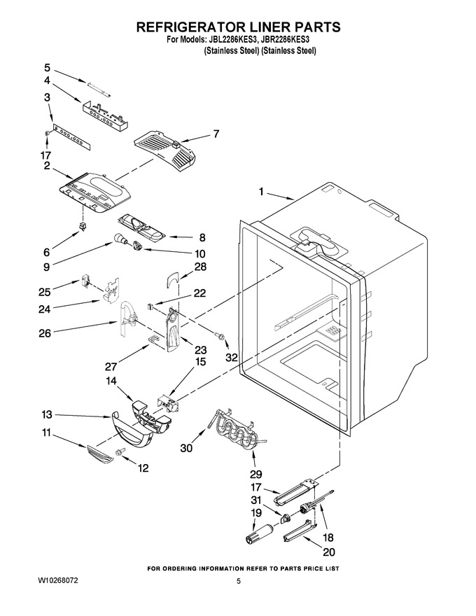 Diagram for JBR2286KES3