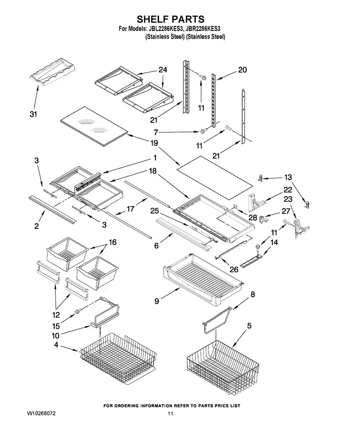 Diagram for JBL2286KES3