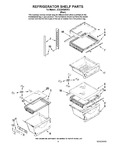 Diagram for 03 - Refrigerator Shelf Parts