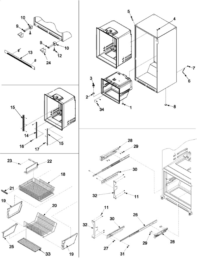 Diagram for JCB2058GEB (BOM: PJCB2058GB0)