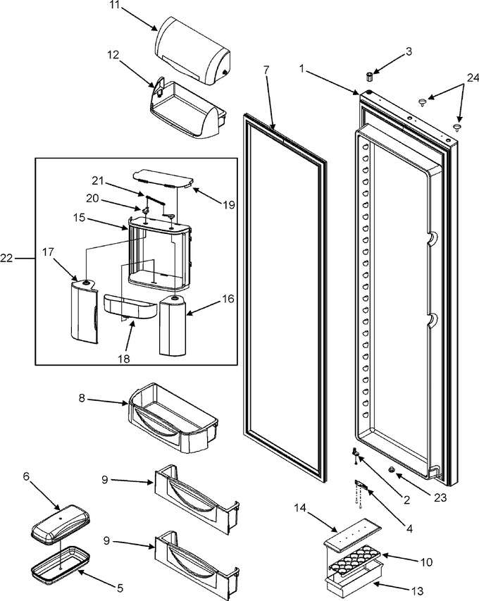 Diagram for JCB2285KES