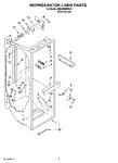 Diagram for 02 - Refrigerator Liner Parts