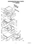 Diagram for 03 - Refrigerator Shelf Parts