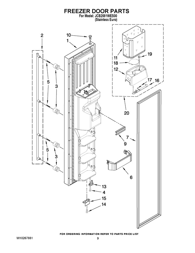 Diagram for JCB2581WES00