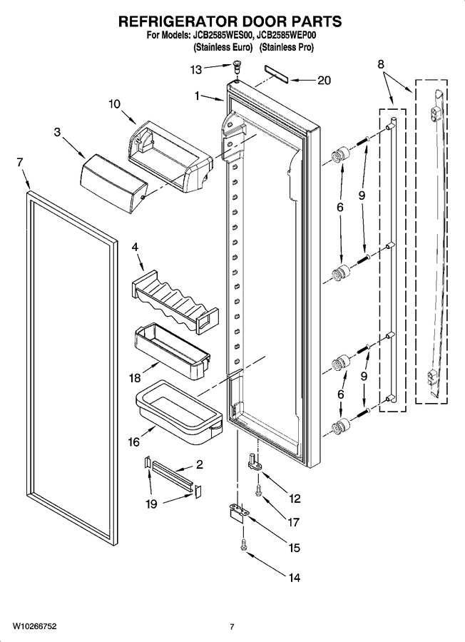 Diagram for JCB2585WES00