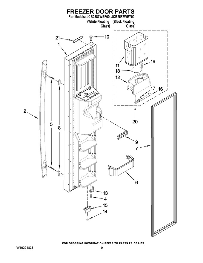 Diagram for JCB2587WEY00